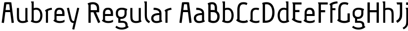 Aubrey Regular font