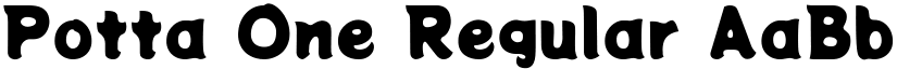 Potta One Regular font