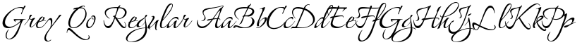 Grey Qo font download