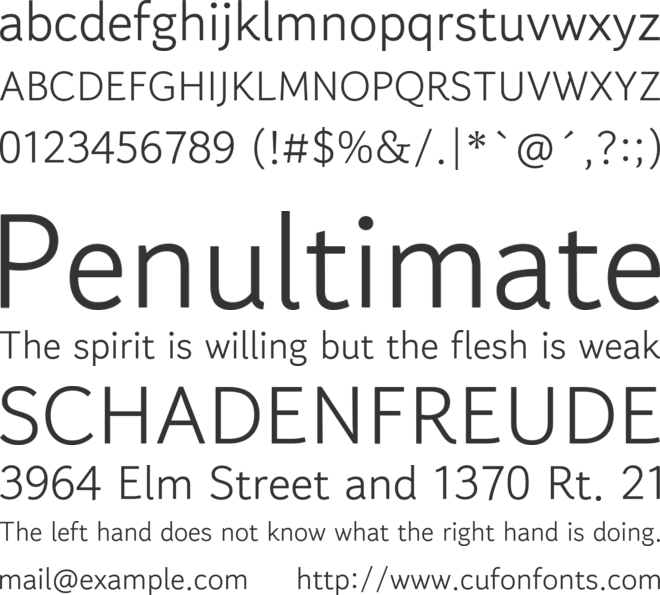 Gowun Dodum font preview