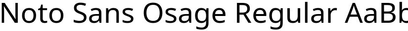 Noto Sans Osage Regular font