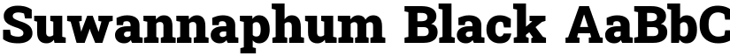 Suwannaphum Black font
