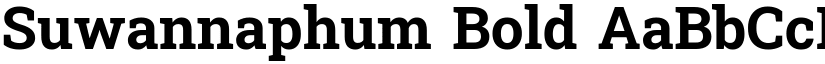 Suwannaphum Bold font