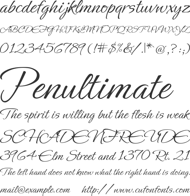 Ephesis font preview