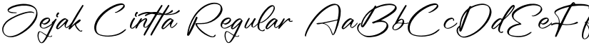 Jejak Cintta Regular font