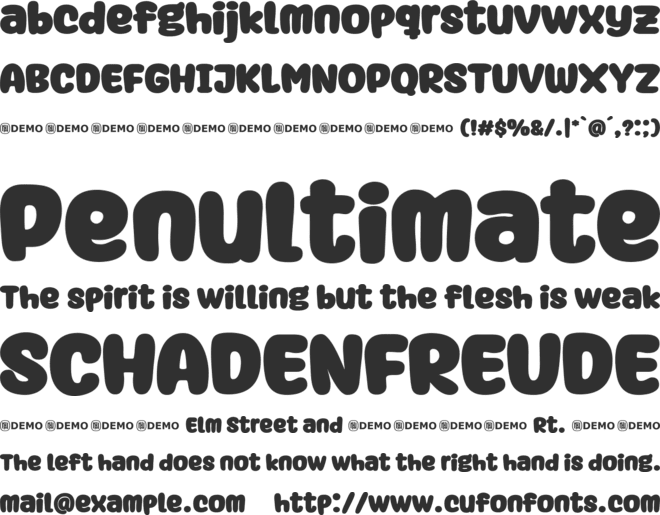 Shanty House font preview