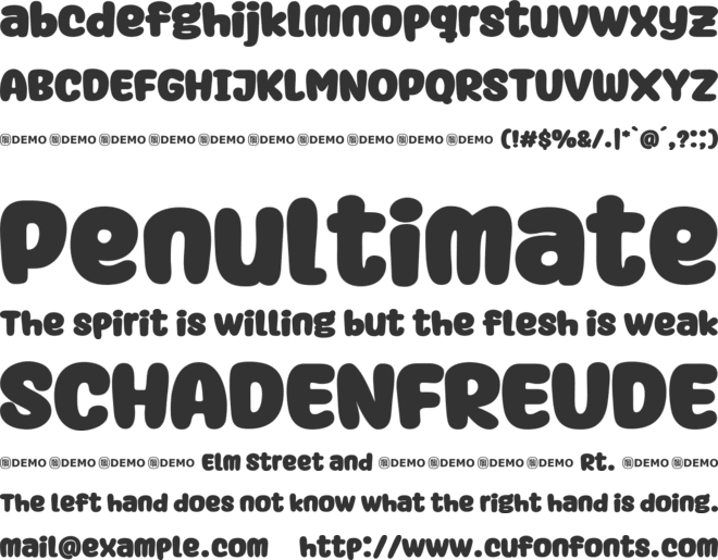 Shanty House font preview