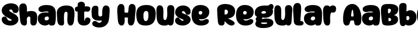 Shanty House Regular font