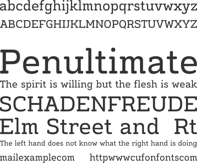 Monradok Trial font preview