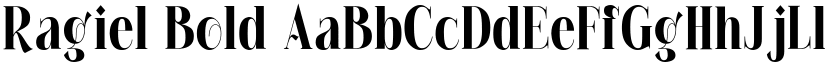 Ragiel Bold font