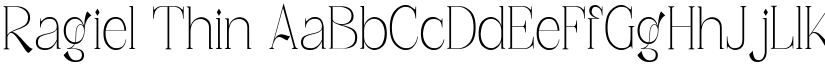 Ragiel Thin font