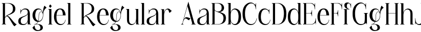 Ragiel Regular font