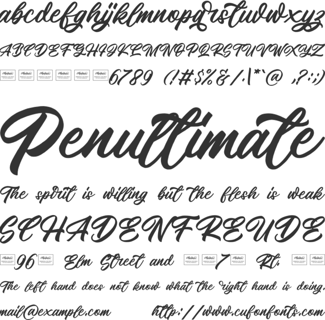 Kingham font preview