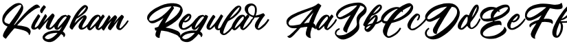 Kingham font download