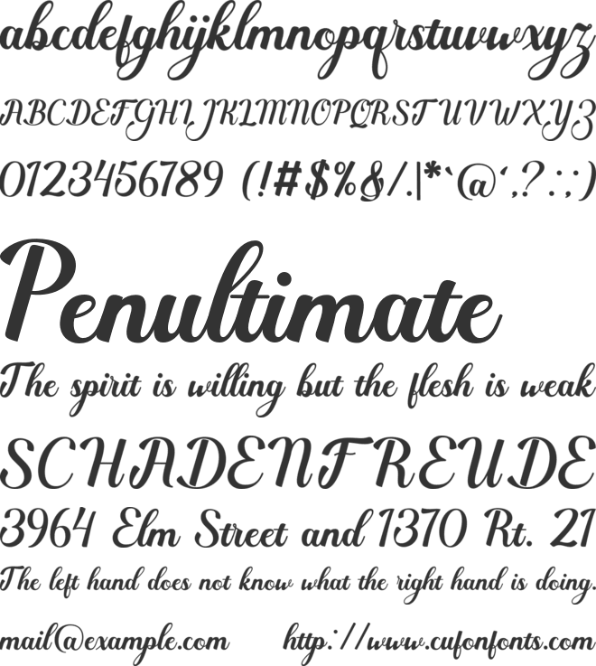 Fruit Acid font preview