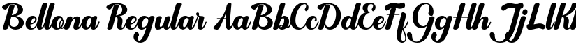 Bellona Regular font