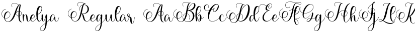 Anelya font download
