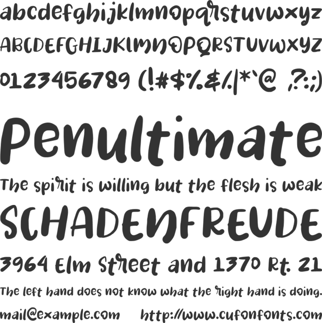 MonkeyRocket font preview