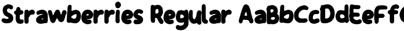 Strawberries Regular font