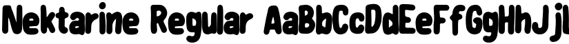 Nektarine Regular font