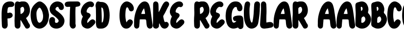Frosted Cake Regular font