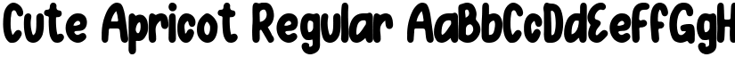 Cute Apricot Regular font