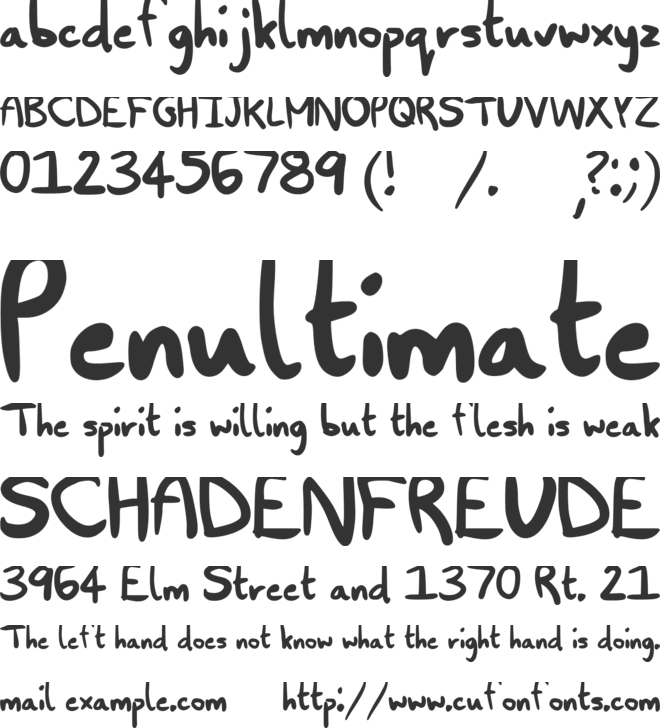 Ashnas Handwriting 2 font preview