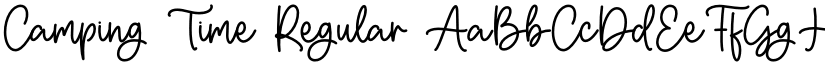 Camping Time Regular font