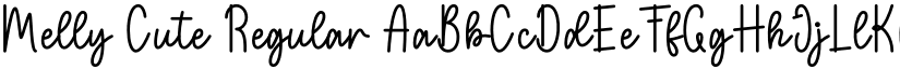 Melly Cute Regular font