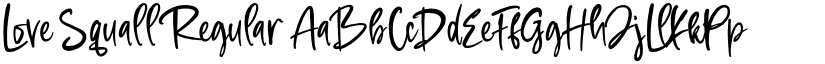 Love Squall font download