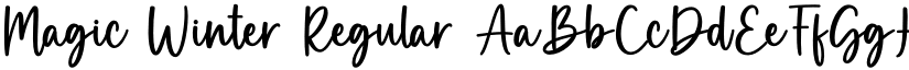 Magic Winter Regular font