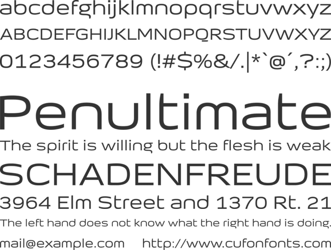 iProton font preview