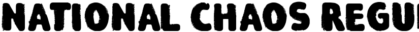National Chaos Regular font