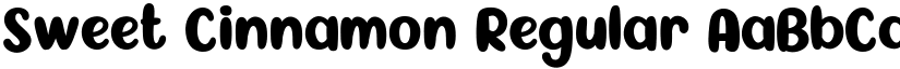 Sweet Cinnamon Regular font