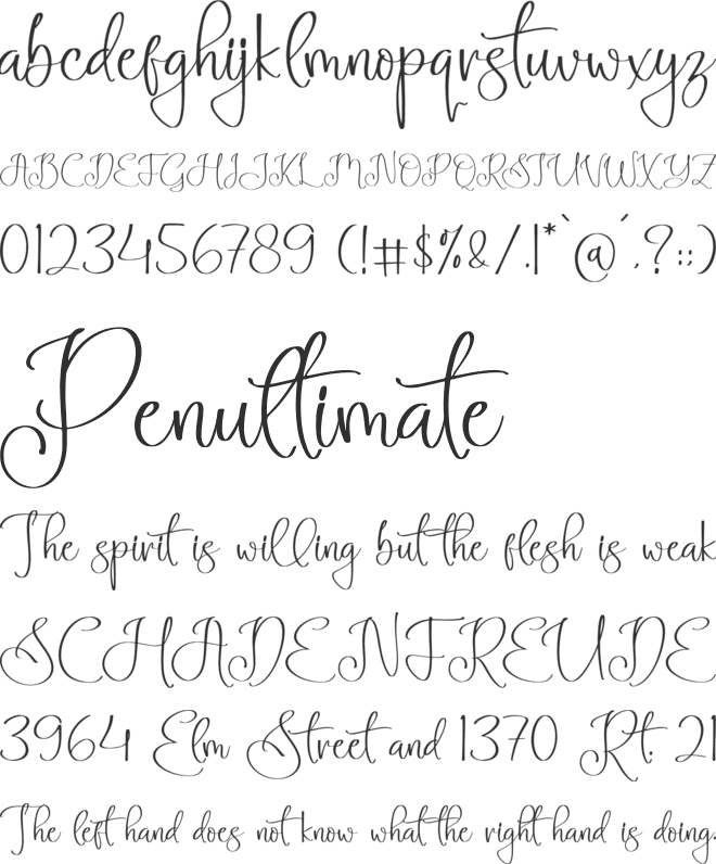 Anabellyn font preview