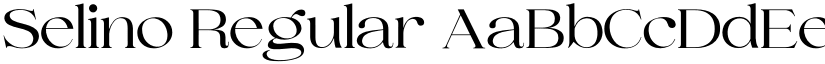 Selino Regular font