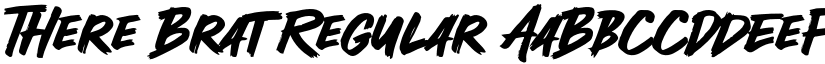 There Brat Regular font