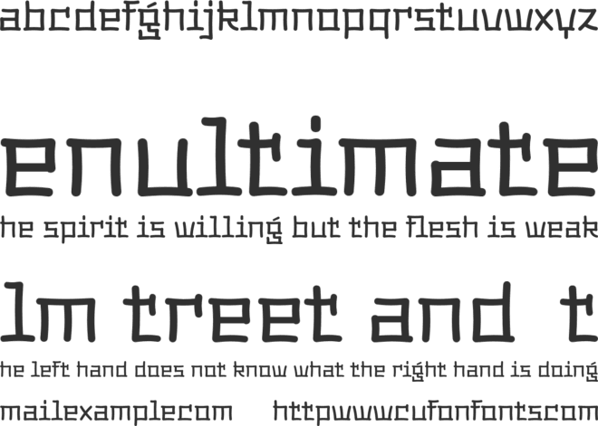 Dimsum Trial font preview