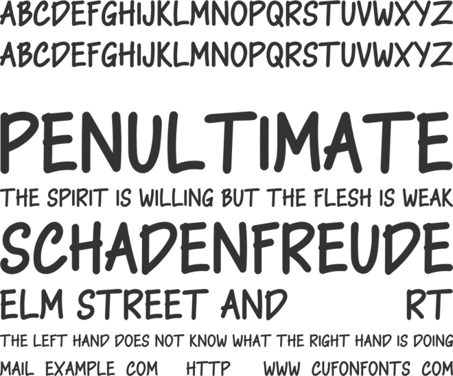 Ayakashi-PersonalUse font preview