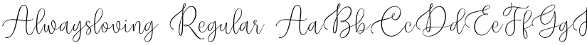 Alwaysloving font download