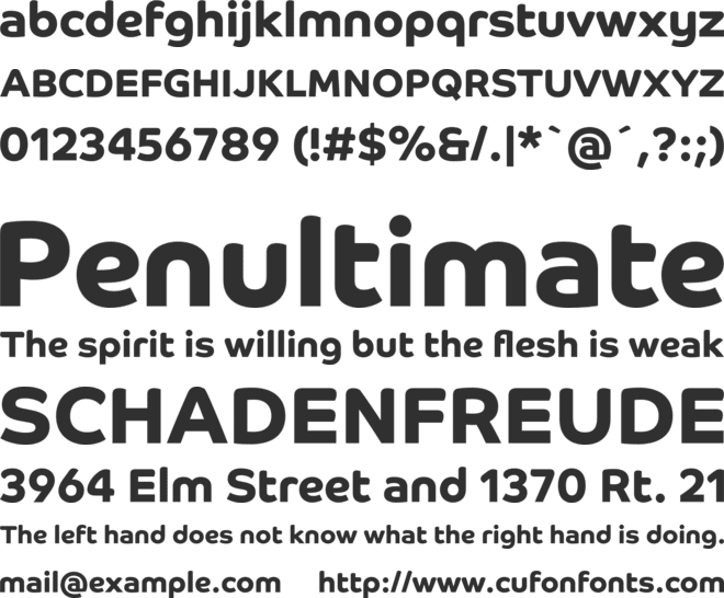 Co Headline font preview