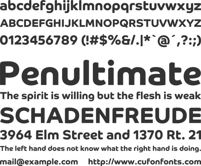 Co Headline font preview