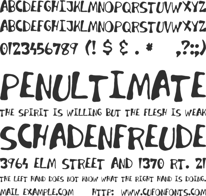 Invader Candy font preview