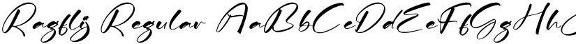 Ragflij font download