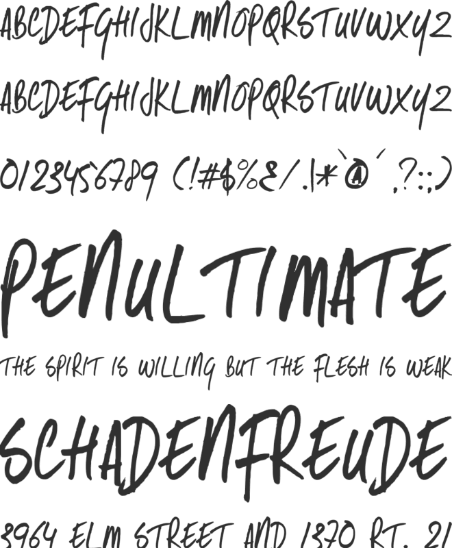 Same Same But Different font preview