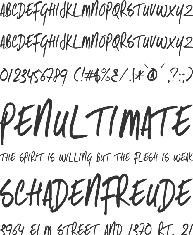 Same Same But Different font preview