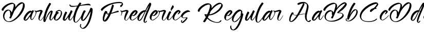 Darhouty Frederics Regular font