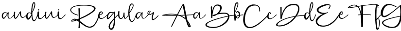 andini Regular font