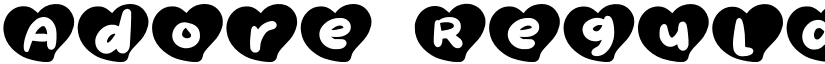 Adore Regular font