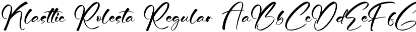 Klasttic Rolesta Regular font